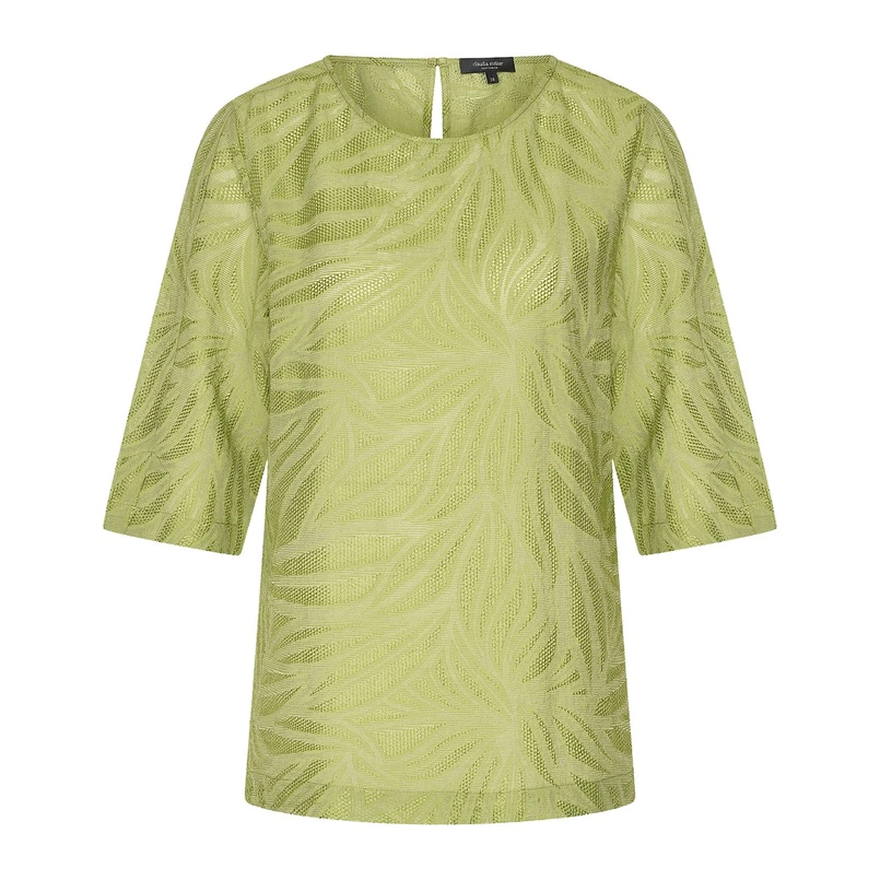 Claudia Strater Dames Blouse Cs25-14507 Groen