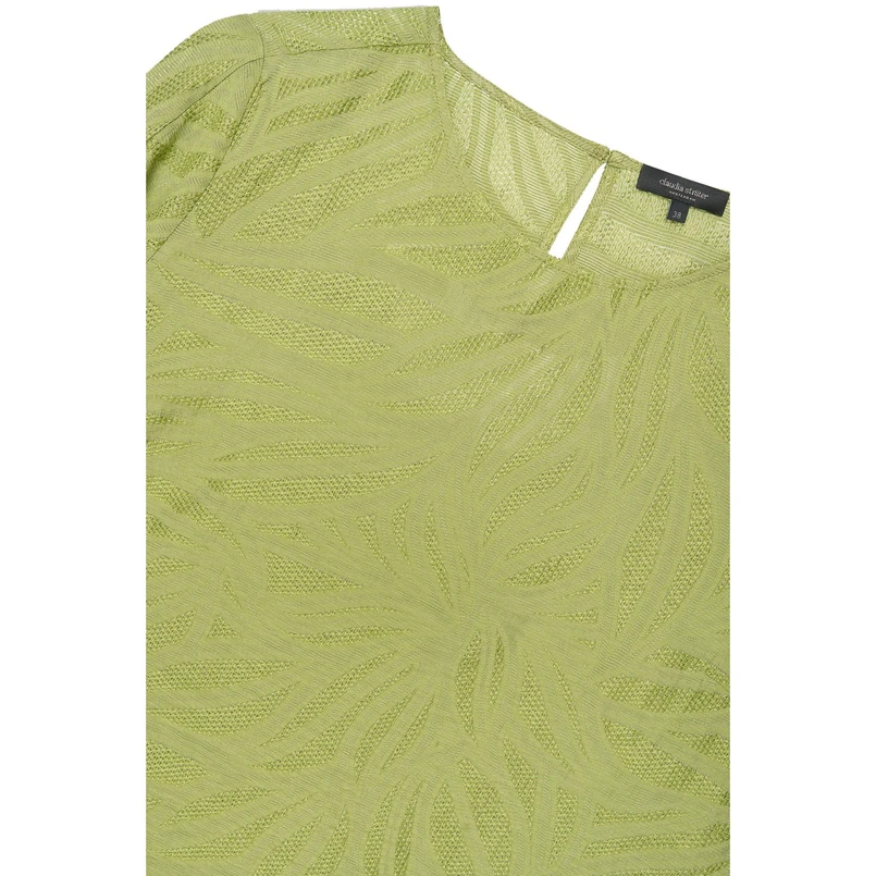 Claudia Strater Dames Blouse Cs25-14507 Groen