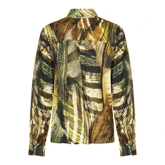 Claudia Strater Dames Blouse Cs25-14509 Khakigroen