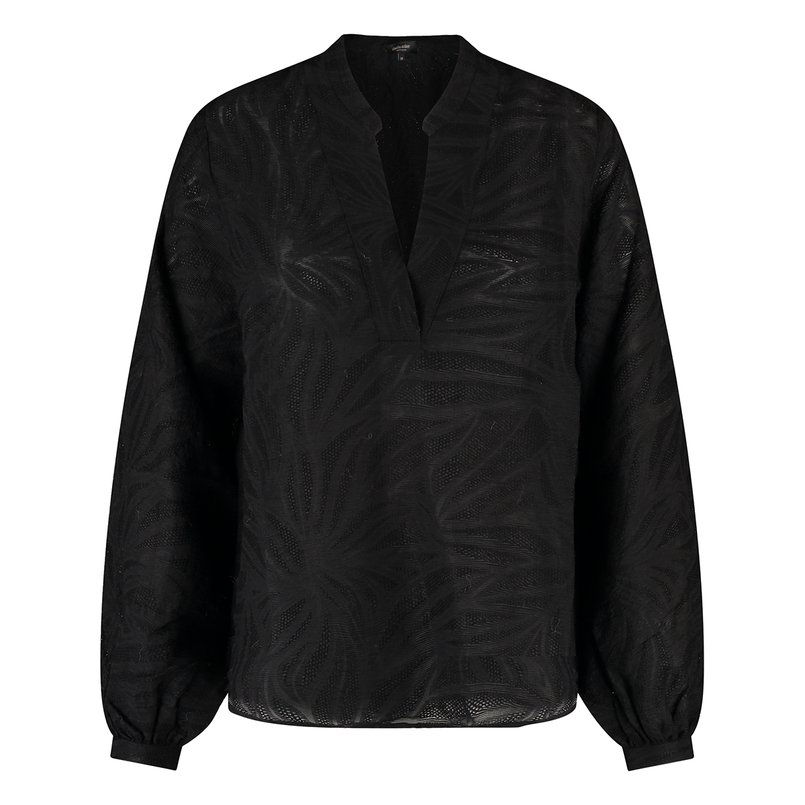Claudia Strater Dames Blouse Cs25-14520 Zwart