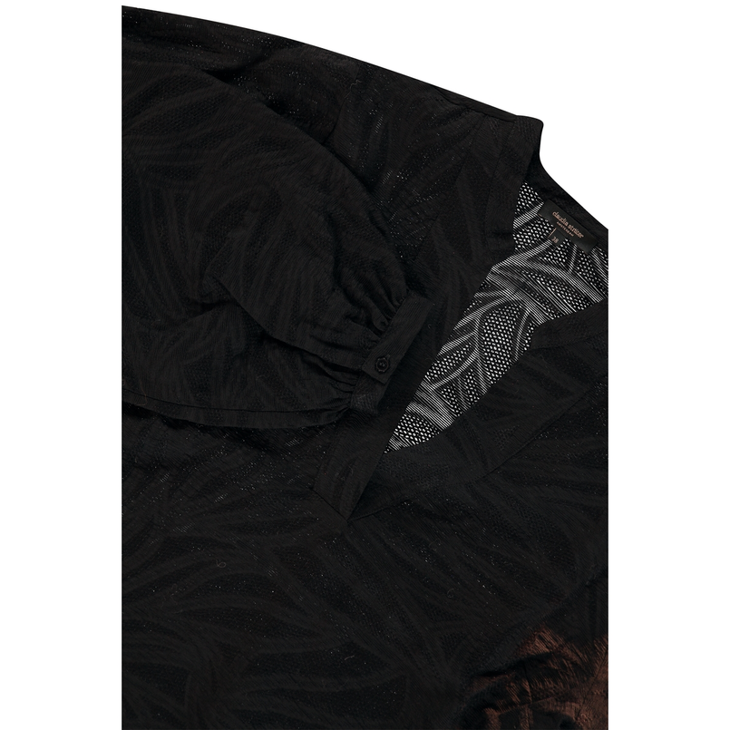 Claudia Strater Dames Blouse Cs25-14520 Zwart