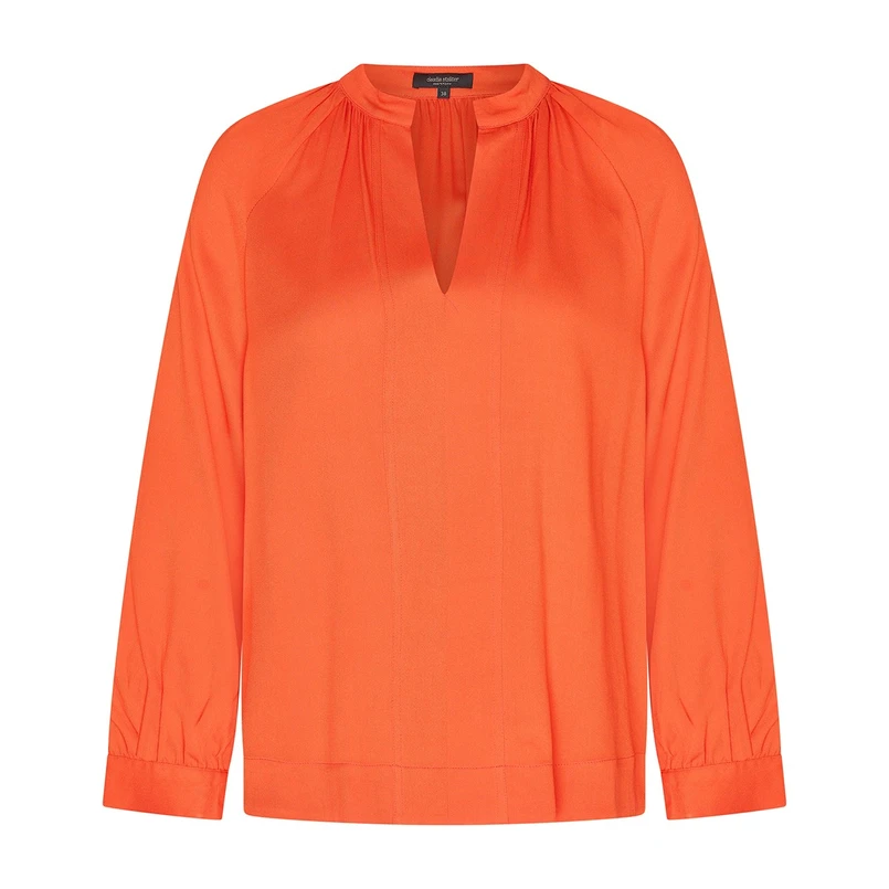 Claudia Strater Dames Blouse Cs25-14523 Koraal