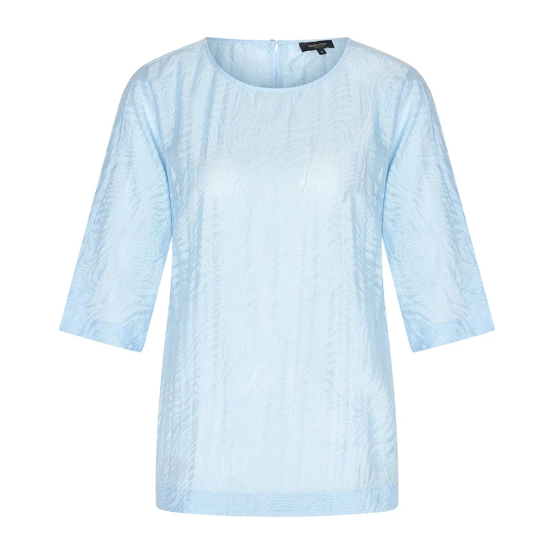 Claudia Strater Dames Blouse Cs25-14526 Bleu