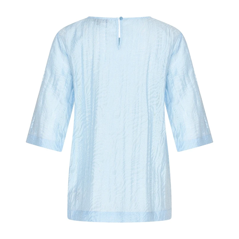 Claudia Strater Dames Blouse Cs25-14526 Bleu