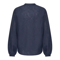 Claudia Strater Dames Blouse Cs25-14541 Navy