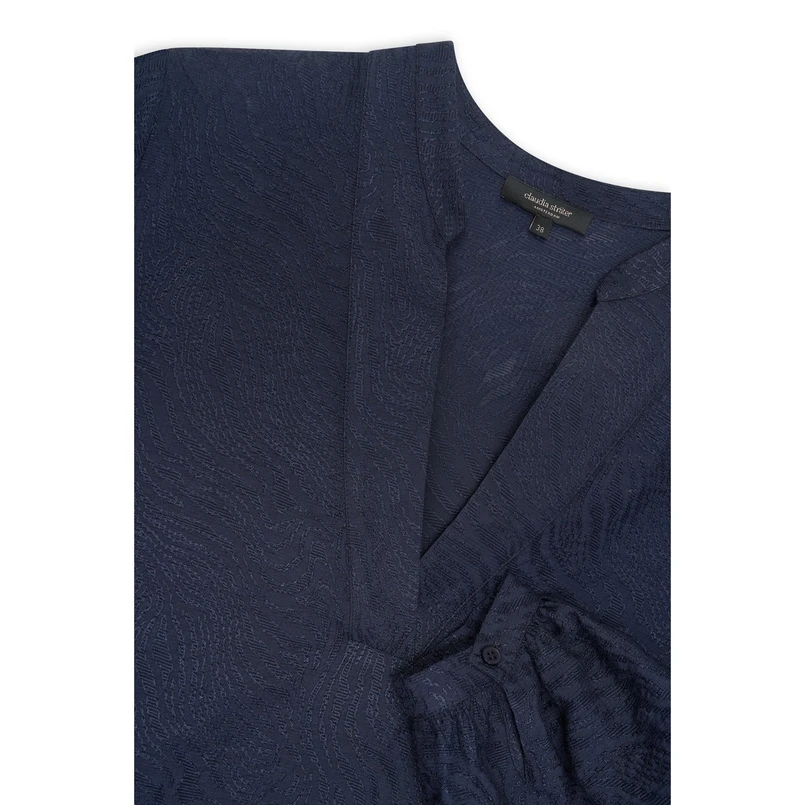 Claudia Strater Dames Blouse Cs25-14541 Navy