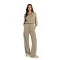 Claudia Strater Dames Broek Cs21-25095 Khakigroen