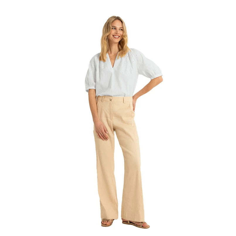 Claudia Strater Dames Broek Cs21-25145 Zand