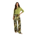 Claudia Strater Dames Broek Cs21-25398 Khakigroen
