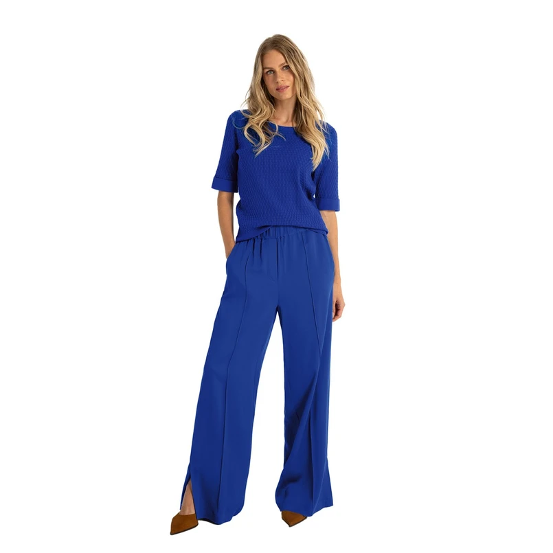 Claudia Strater Dames Broek Cs21-25537 Kobalt