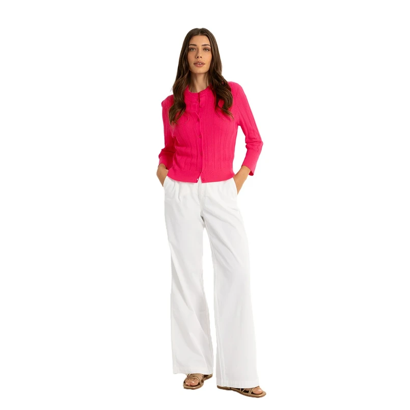 Claudia Strater Dames Broek Cs22-25233 Wit