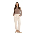 Claudia Strater Dames Broek Cs25-21504 Ecru
