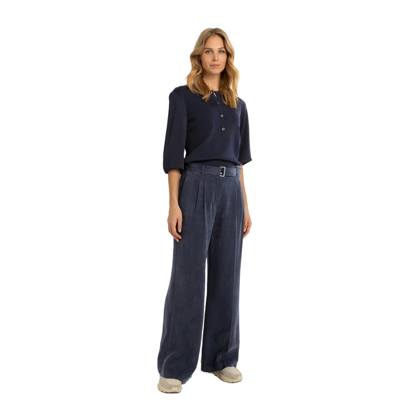 Claudia Strater Dames Broek Cs25-21516 Navy