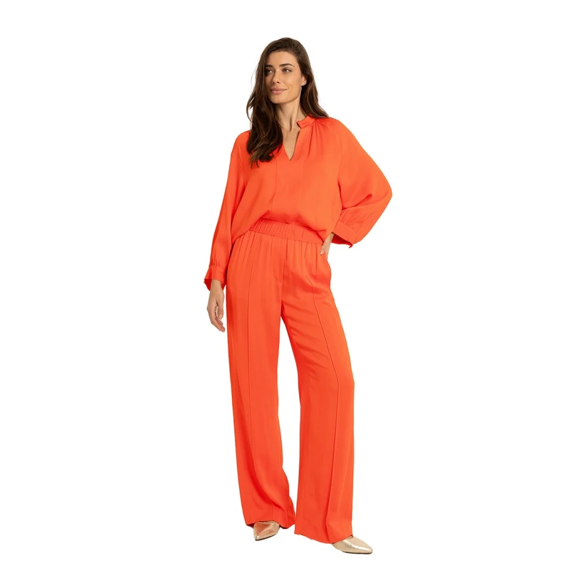 Claudia Strater Dames Broek Cs25-21521 Koraal