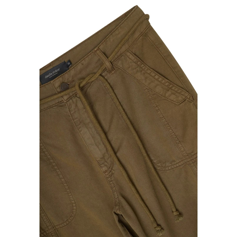 Claudia Strater Dames Broek Cs25-22505 Khakigroen