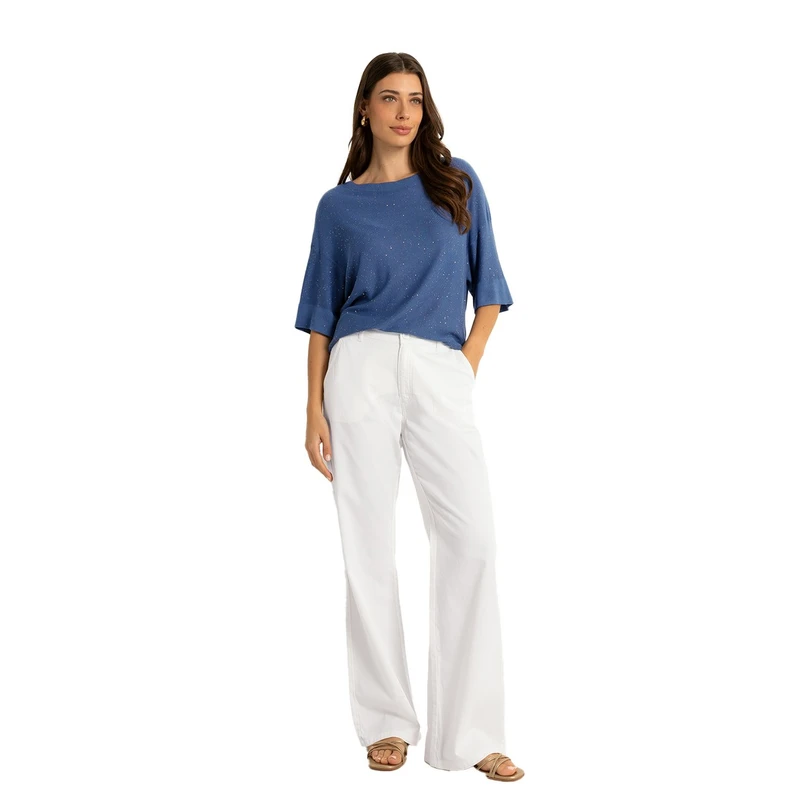 Claudia Strater Dames Jeans Cs21-25344 Ecru
