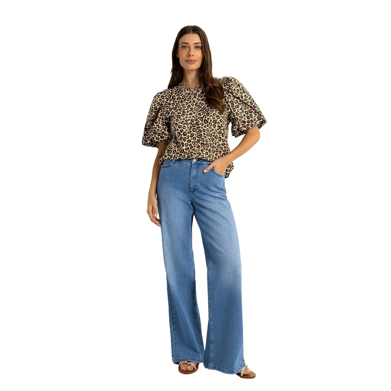 Claudia Strater Dames Jeans Cs22-25351 Light blue denim