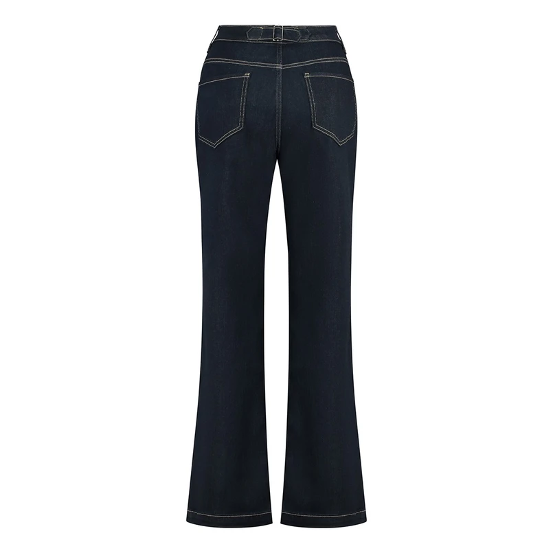 Claudia Strater Dames Jeans CS22-25542 Dark blue denim