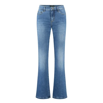 Claudia Strater Dames Jeans Cs24-22523 Mid blue denim