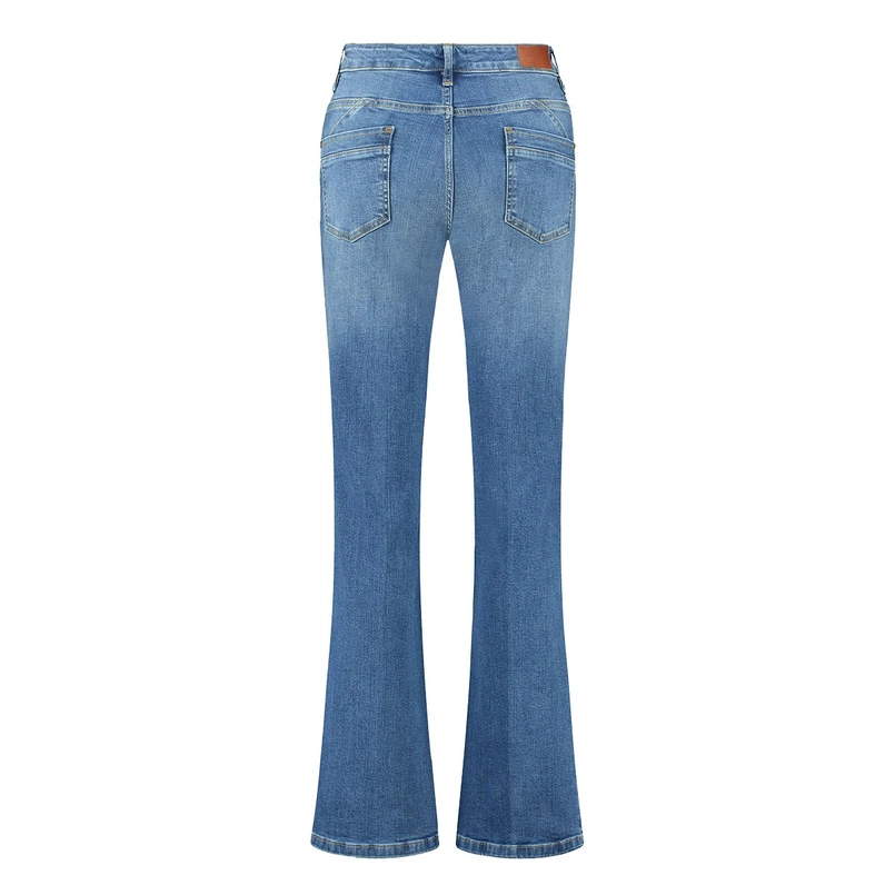 Claudia Strater Dames Jeans Cs24-22523 Mid blue denim
