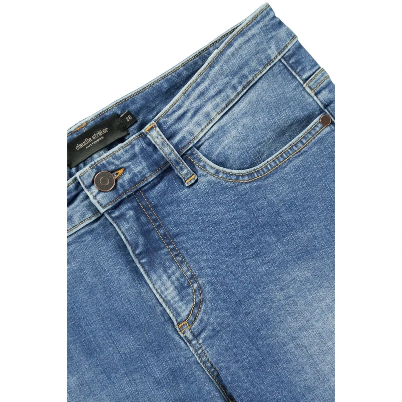Claudia Strater Dames Jeans Cs24-22523 Mid blue denim