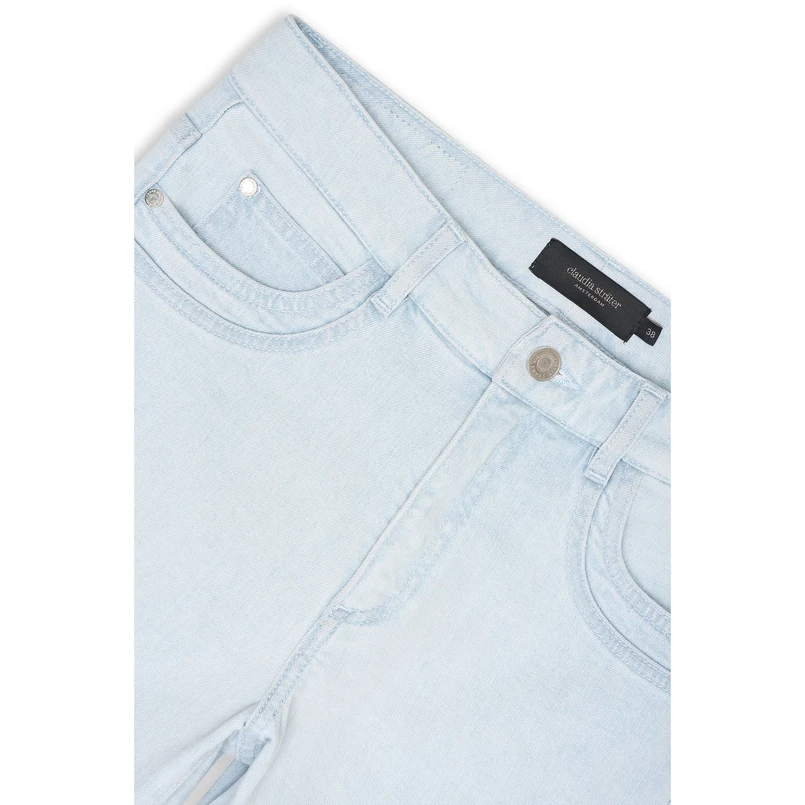 Claudia Strater Dames Jeans Cs25-22525 Bleached blue denim