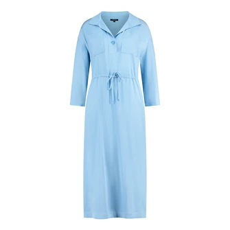 Claudia Strater Dames Jurk Cs25-32509 Bleu
