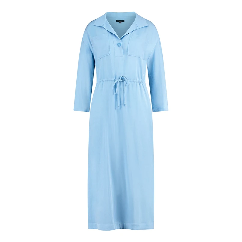 Claudia Strater Dames Jurk Cs25-32509 Bleu