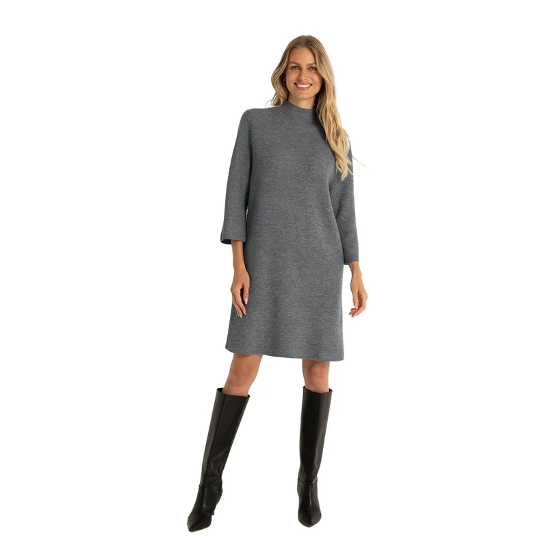 Claudia Strater Dames Jurk CS32-25556 Lichtgrijs