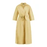 Claudia Strater Dames Jurk Cs32-25588 Oker
