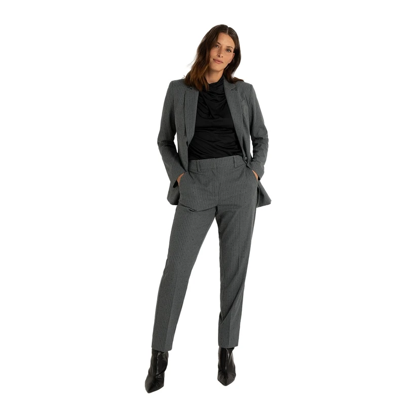Claudia Strater Dames Pantalon CS21-25604 Lichtgrijs