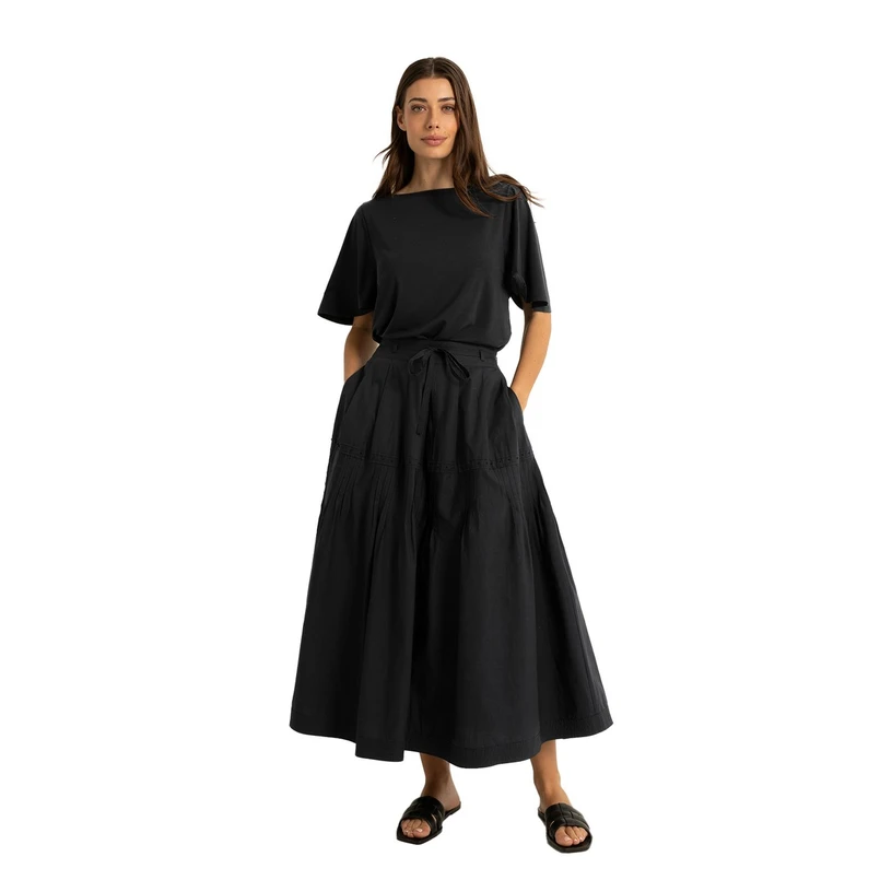 Claudia Strater Dames Rok Cs23-25342 Zwart