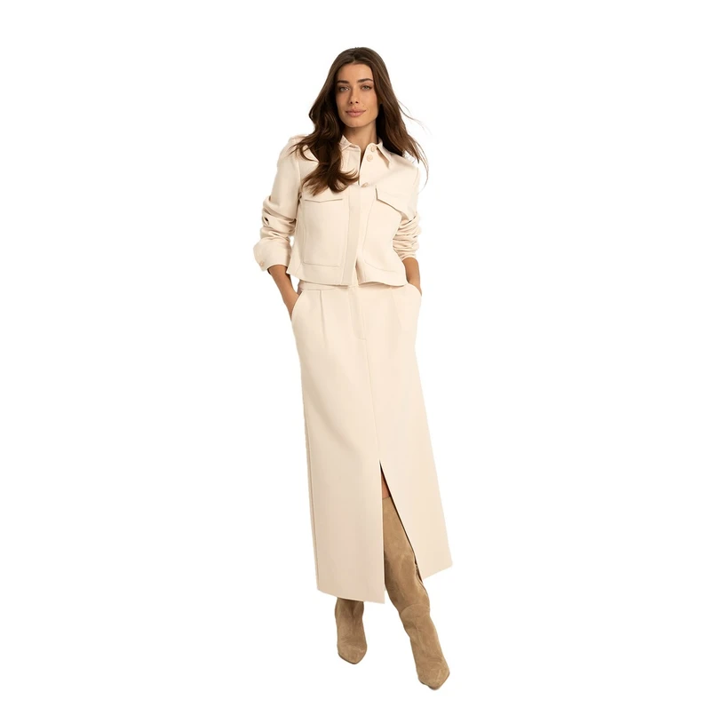 Claudia Strater Dames Rok Cs25-23507 Beige