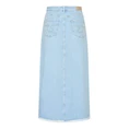 Claudia Strater Dames Rok Cs25-23508 Bleached blue denim