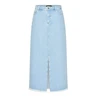 Claudia Strater Dames Rok Cs25-23508 Bleached blue denim