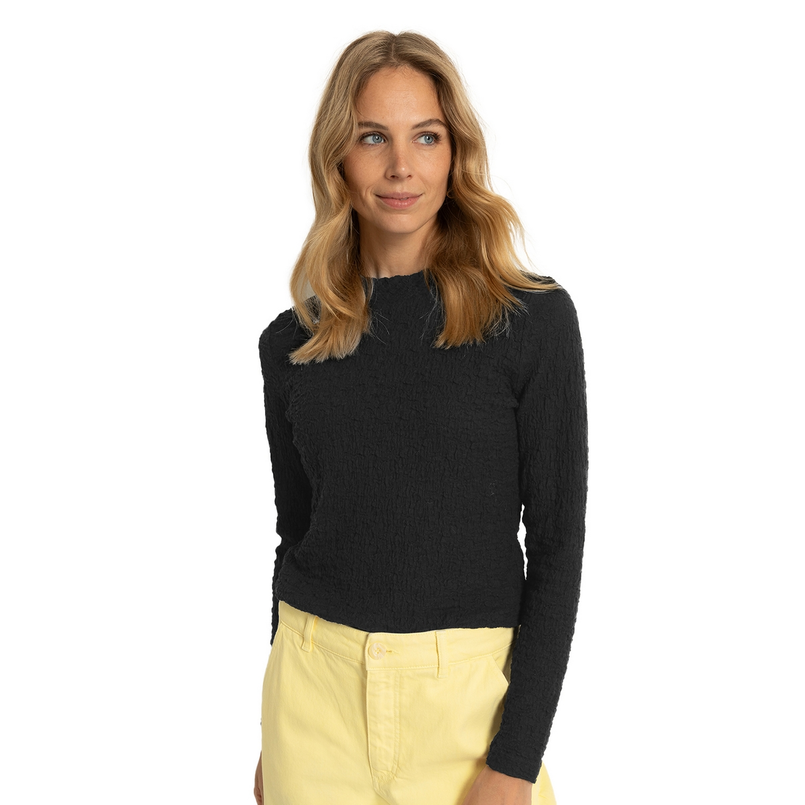 Claudia Strater Dames Top Cs13-25049 Zwart