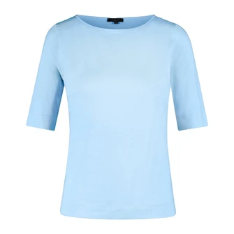 Claudia Strater Dames Top Cs13-25122 Bleu