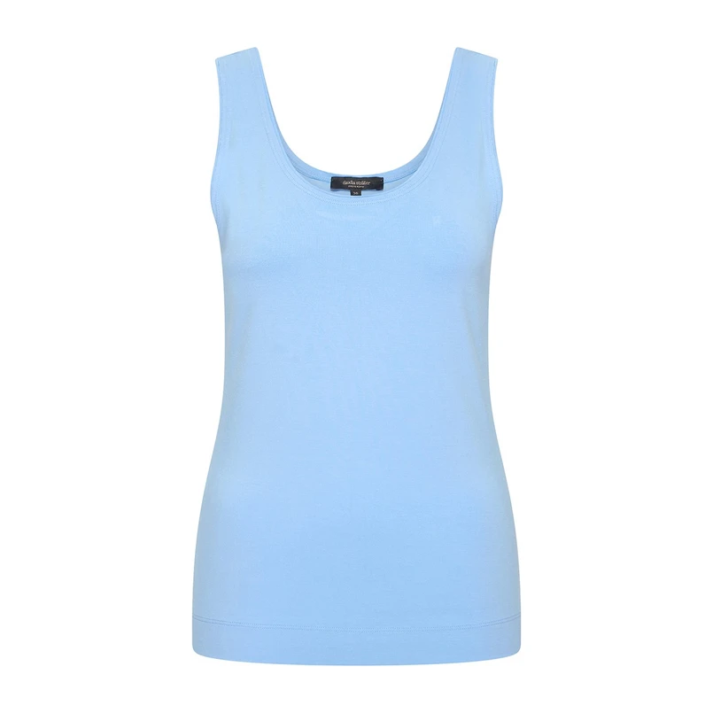 Claudia Strater Dames Top Cs13-25368 Bleu