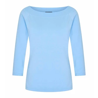Claudia Strater Dames Top Cs13-25370 Bleu