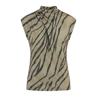 Claudia Strater Dames Top CS13-25533 Camel
