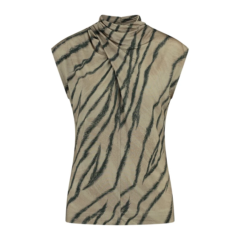 Claudia Strater Dames Top CS13-25533 Camel