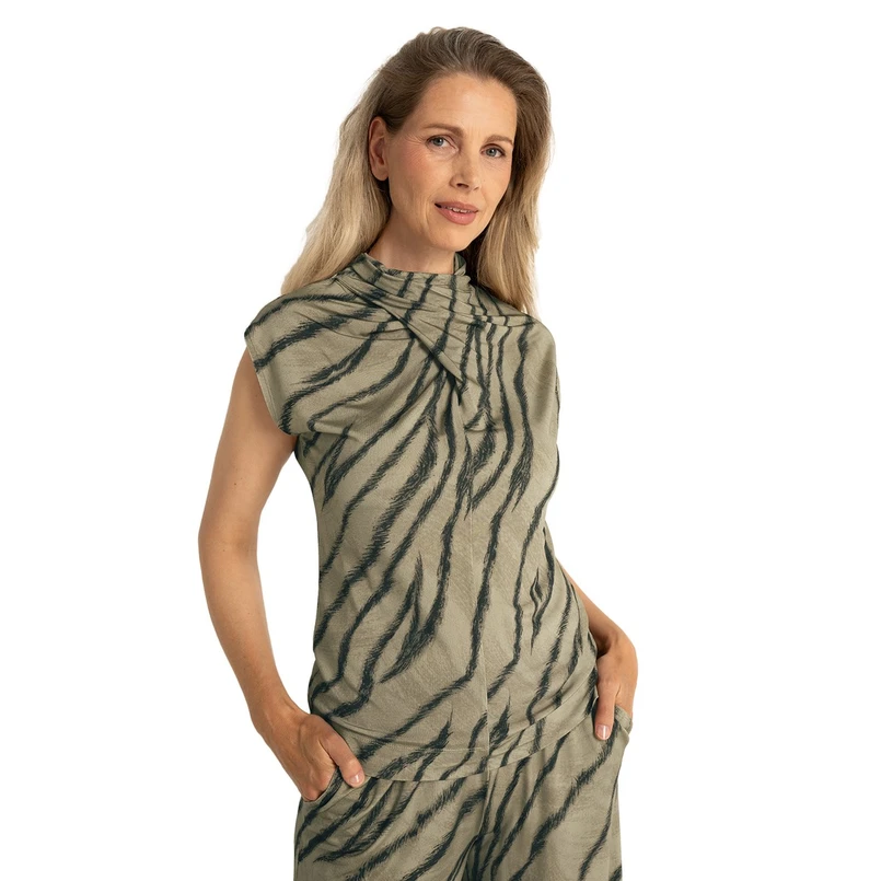 Claudia Strater Dames Top CS13-25533 Camel