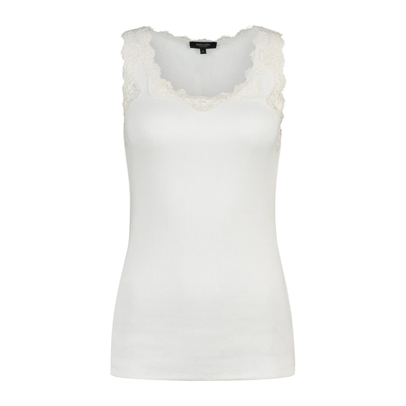 Claudia Strater Dames Top Cs13-25656 OFF-WHITE