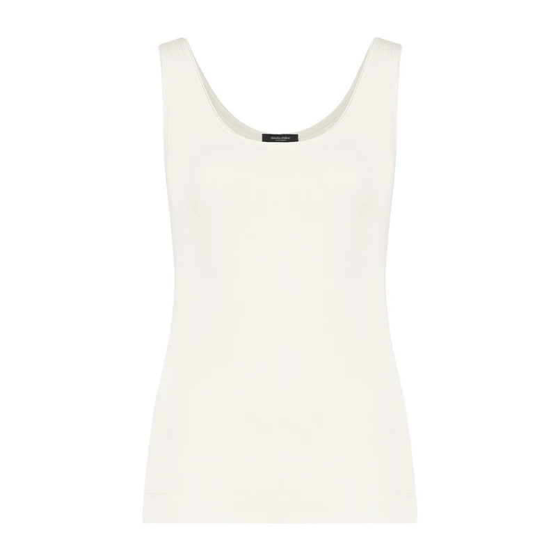 Claudia Strater Dames Top Cs13-99005 OFF-WHITE