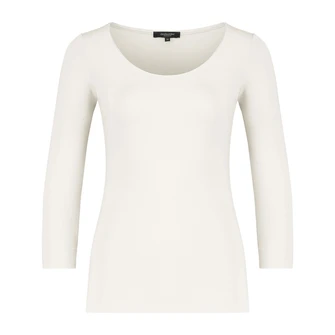Claudia Strater Dames Top Cs13-99008 OFF-WHITE