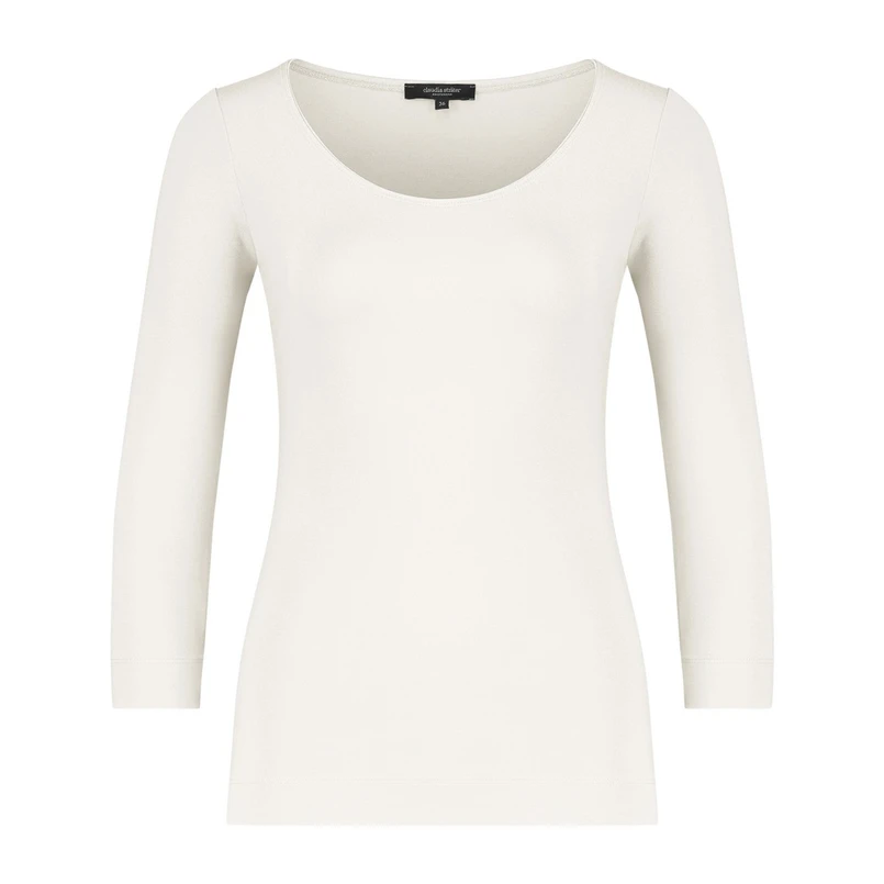 Claudia Strater Dames Top Cs13-99008 OFF-WHITE