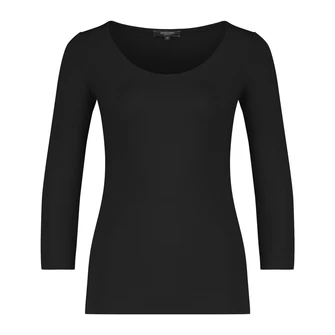 Claudia Strater Dames Top Cs13-99008 Zwart