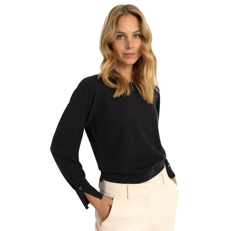 Claudia Strater Dames Trui Cs11-25031 Zwart