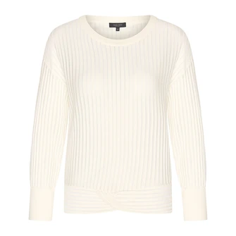 Claudia Strater Dames Trui Cs11-25109 OFF-WHITE