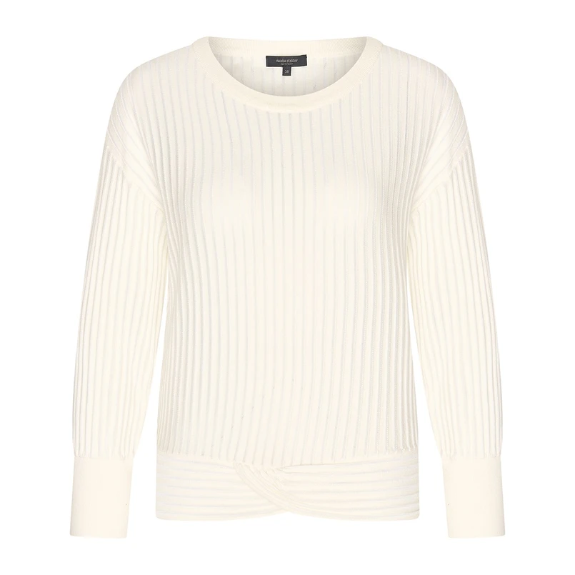 Claudia Strater Dames Trui Cs11-25109 OFF-WHITE